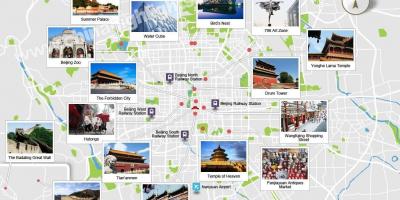 Beijing steder av interesse kart