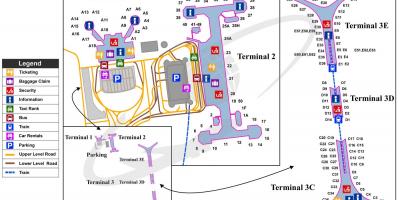 Peking flyplassen kart